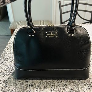 Kate Spade Black Bowler Handbag